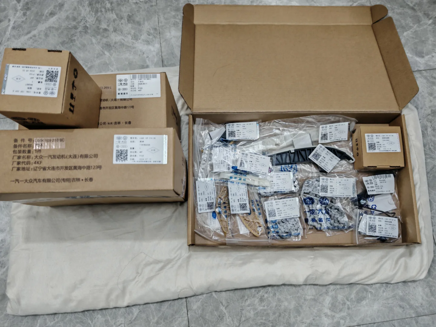 EA888发动机正时套装讲解