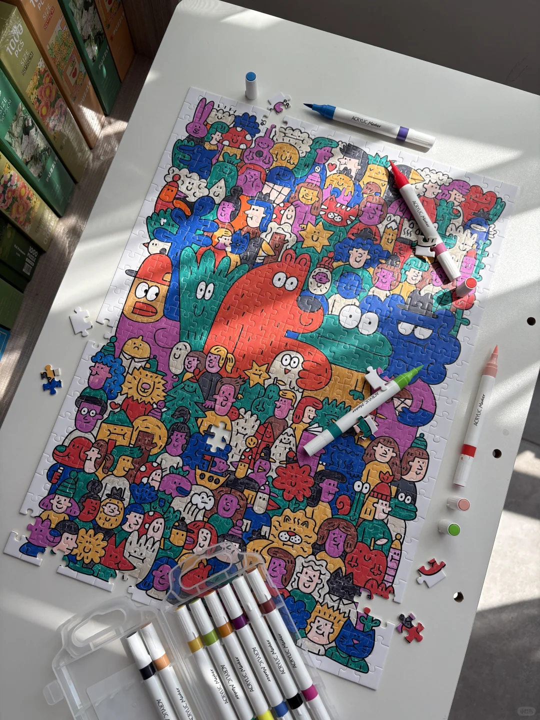 拼图的尽头是涂鸦！！