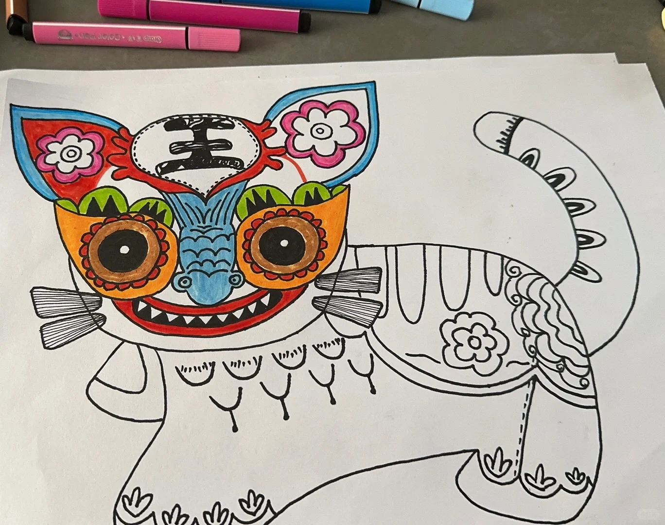 非物质文化遗产——泥塑老虎