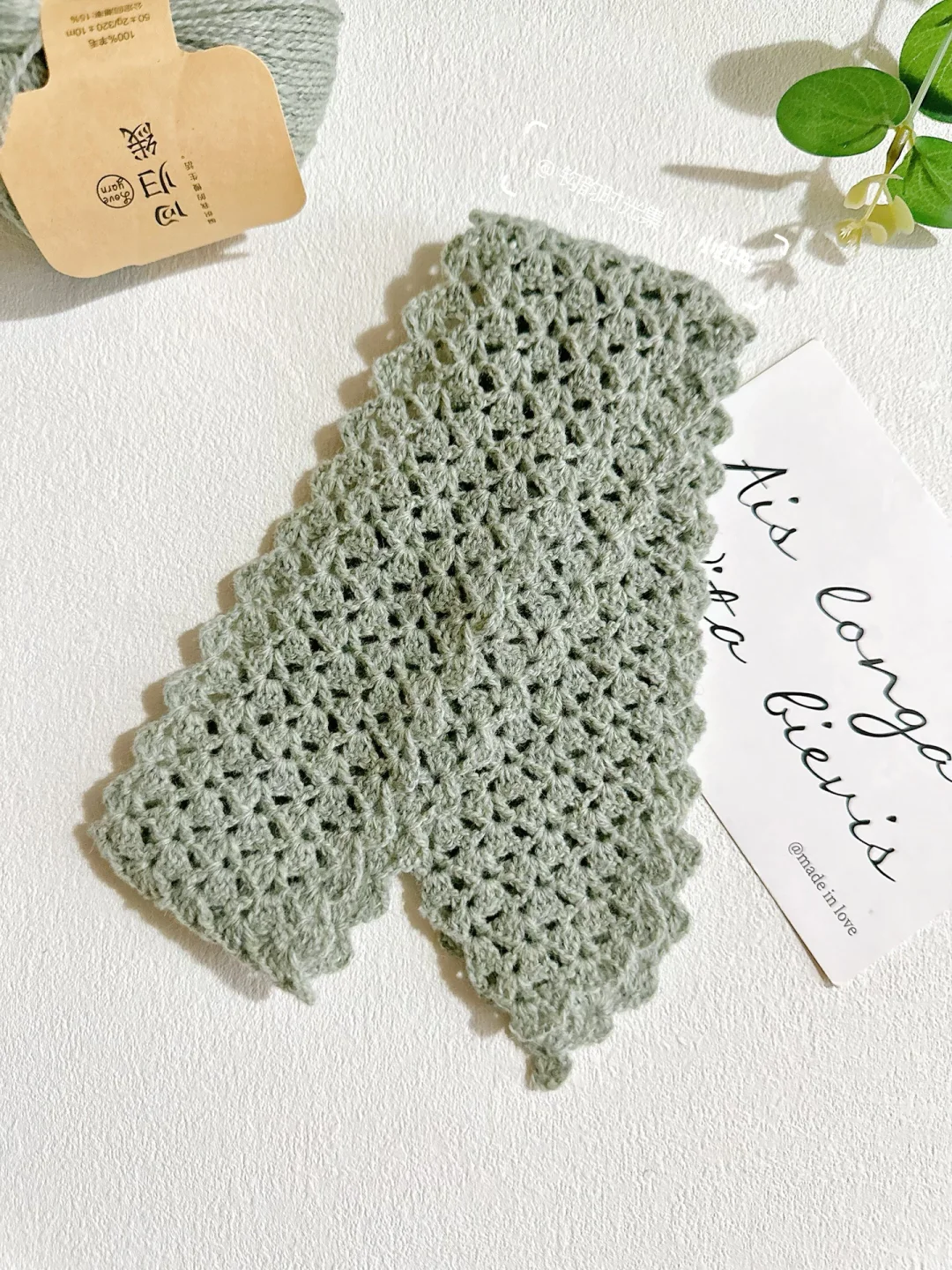 森系小围巾（附图解）