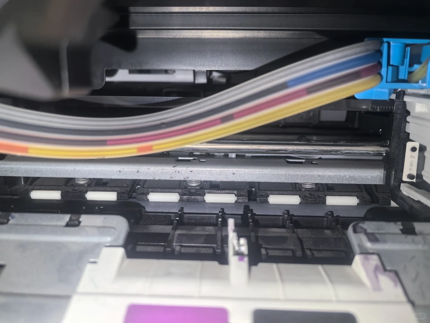 求助！彩色喷墨打印机，这是要废了吗？