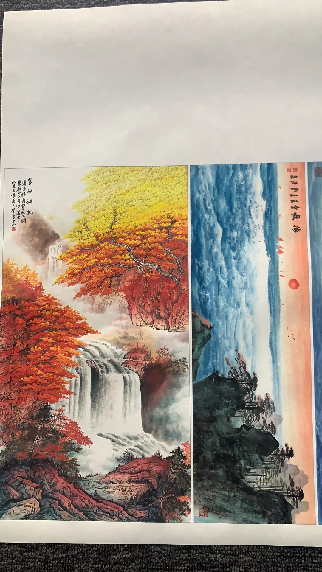 好看到哭?国画作品用艺术微喷工艺制作～