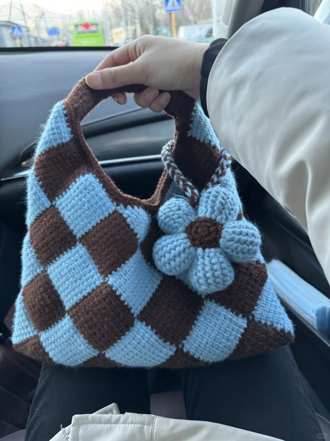 Marni海盐奶咖编织包巨美｜阿富汗花｜附图解