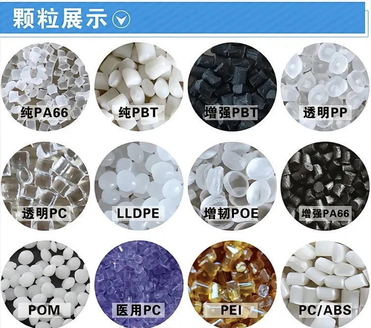 多种塑料颗粒展示，总有你喜欢的！
