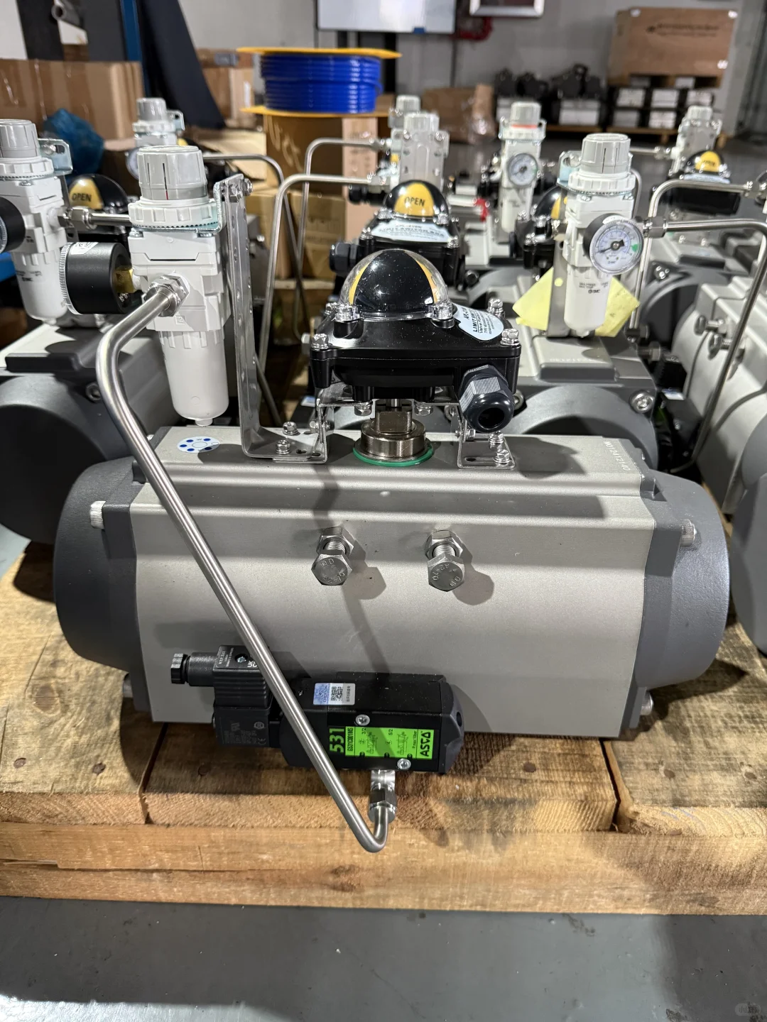 今天车间的节奏依旧很稳