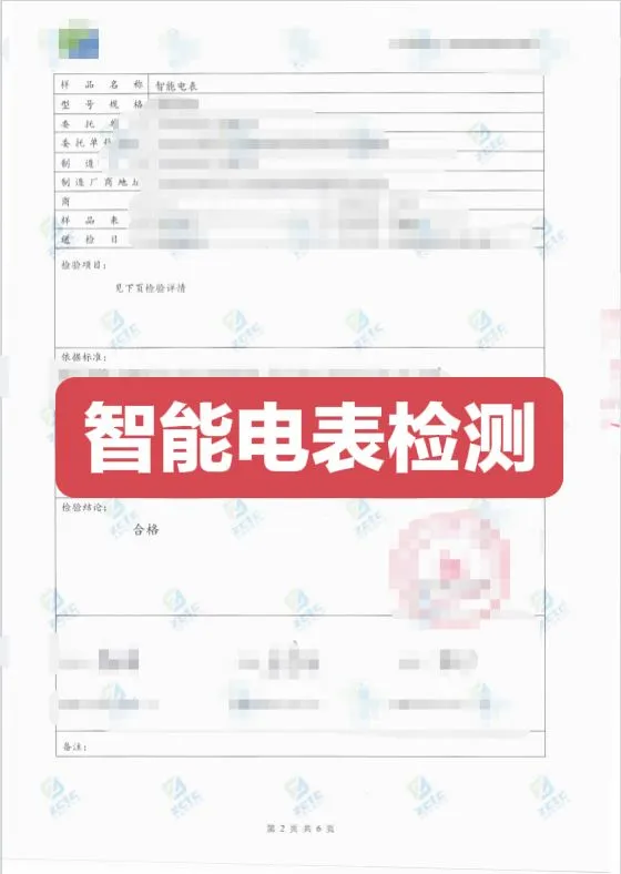 智能电表检测报告