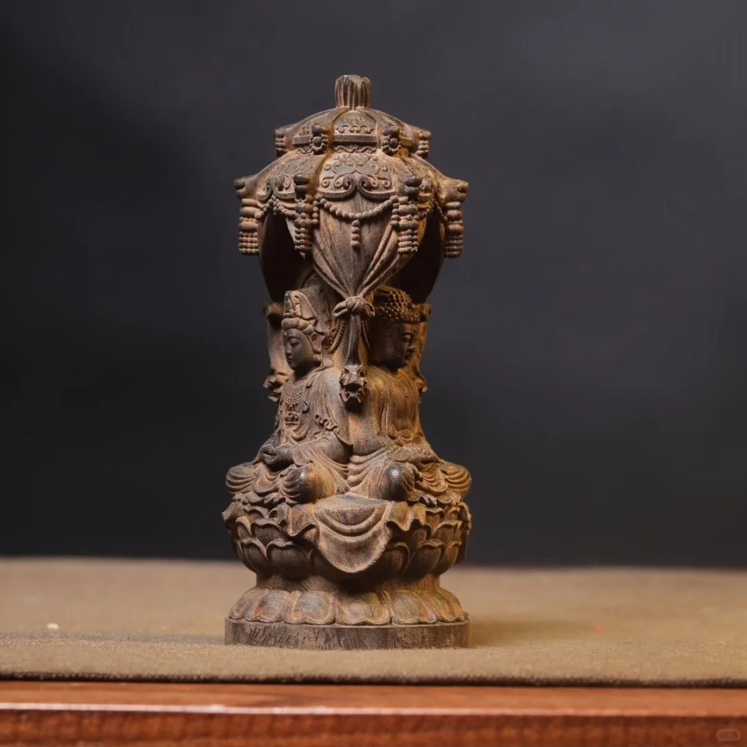 这方12厘米的“掌心佛国”!沉香木雕·西方