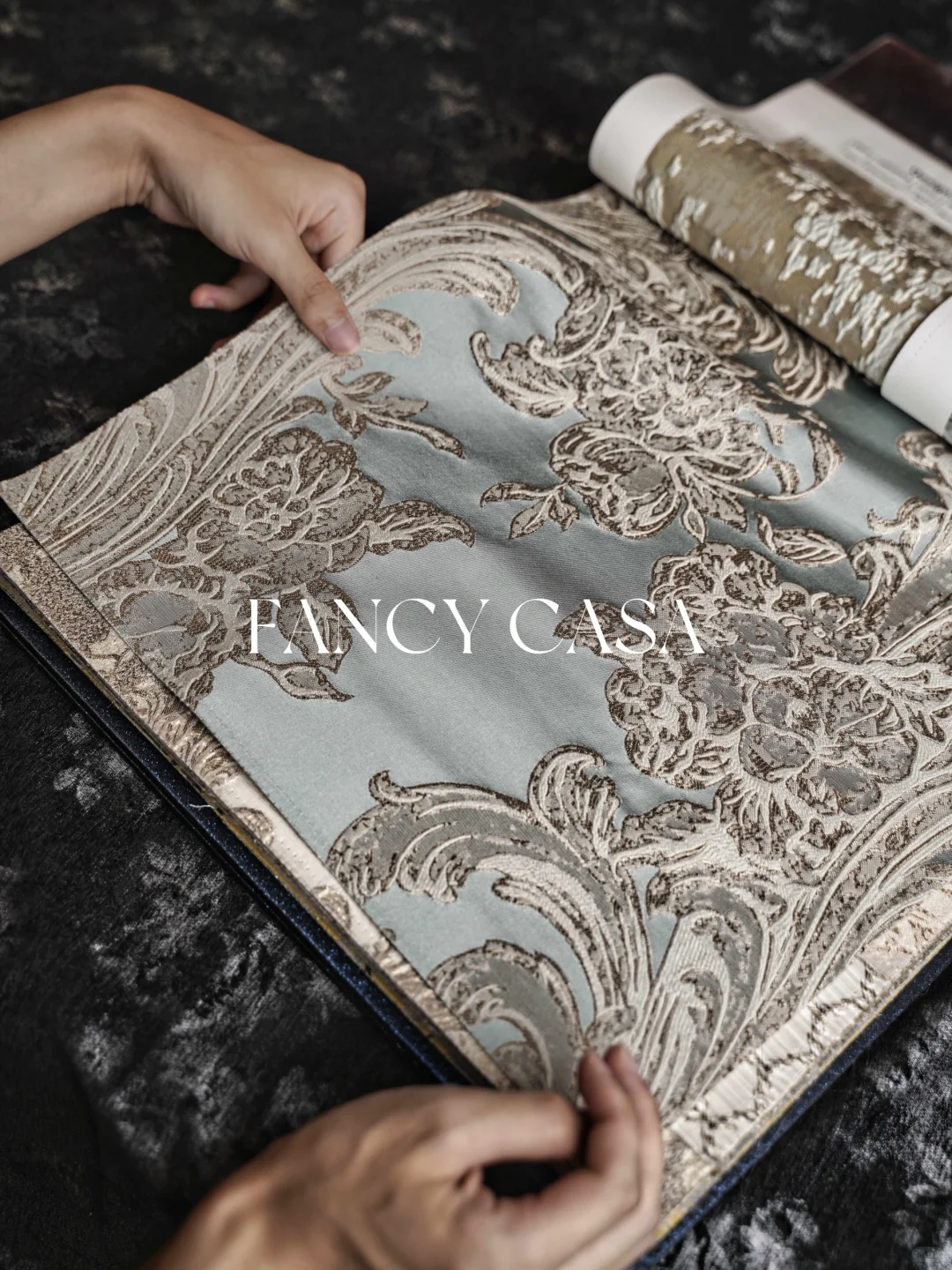 这组面料!仿佛住进18世纪的贵族宅邸?️!