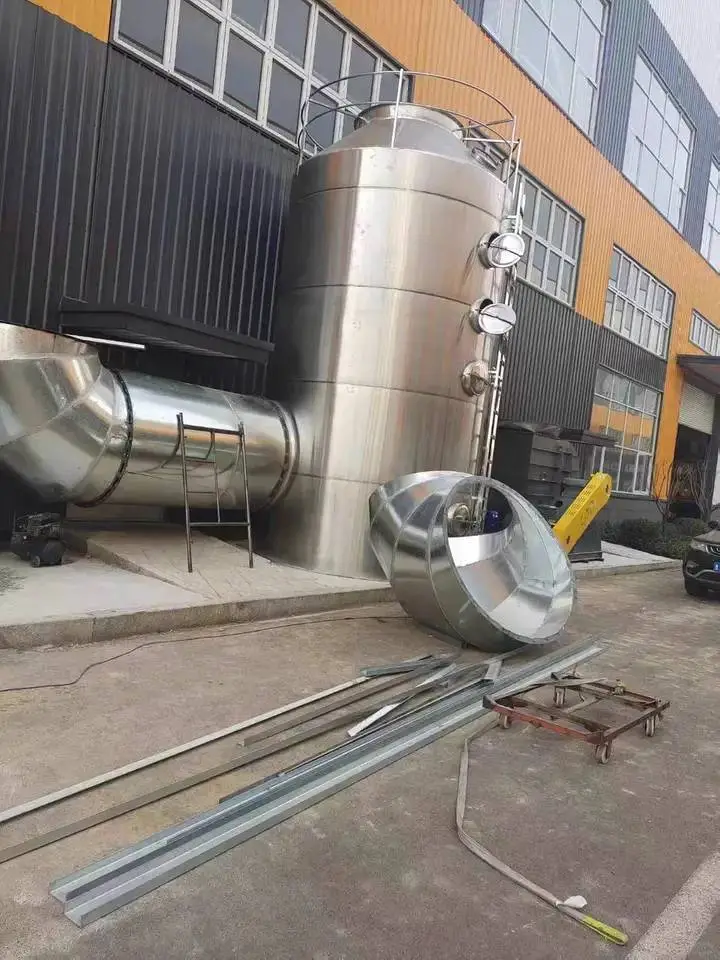 pp喷淋塔废气处理设备环保型除尘酸雾水淋塔