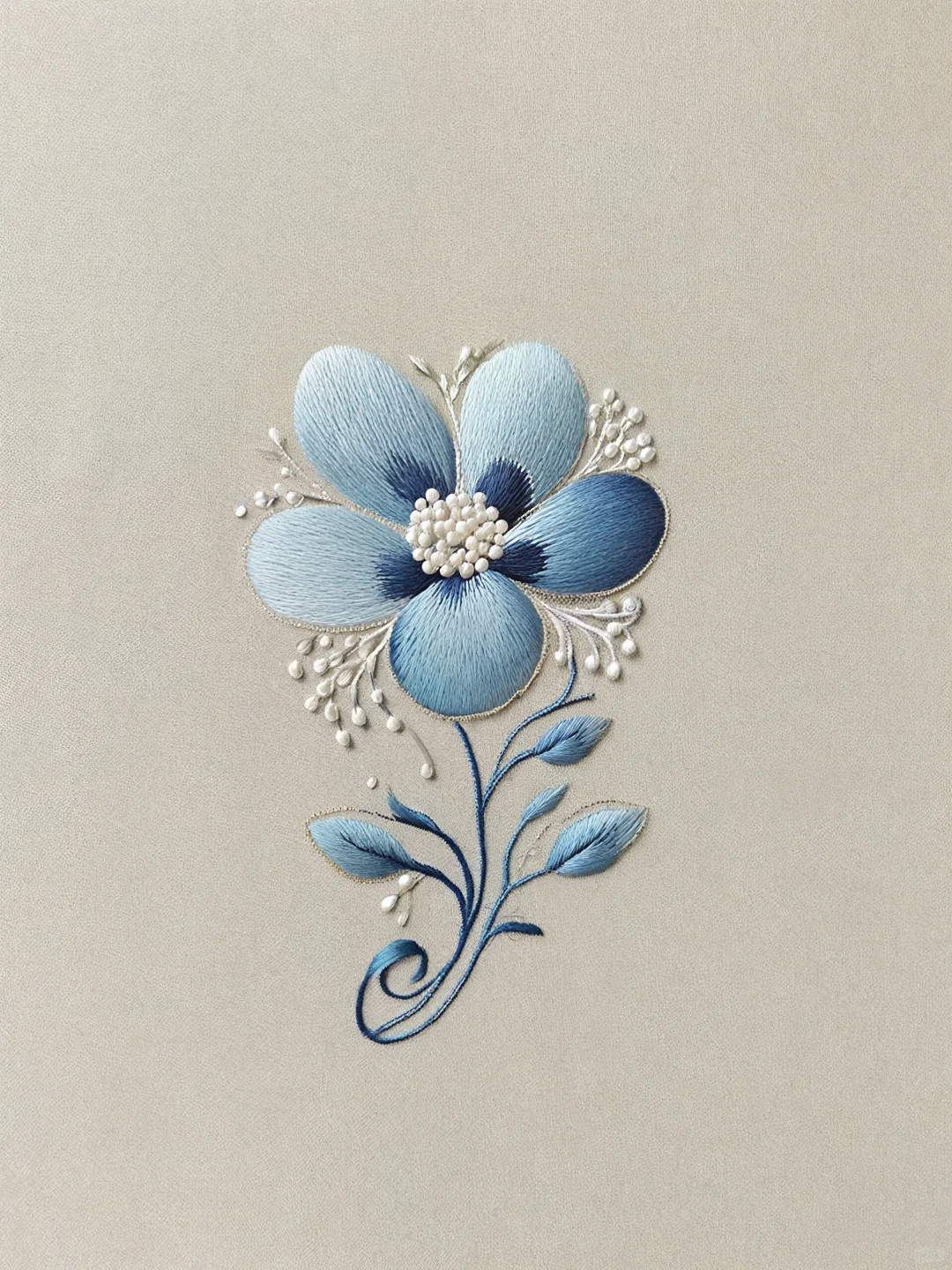 刺绣花卉，美得不像话～～～