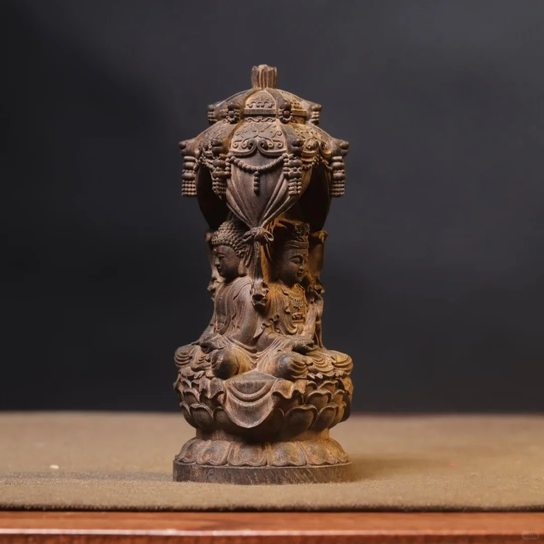 这方12厘米的“掌心佛国”!沉香木雕·西方