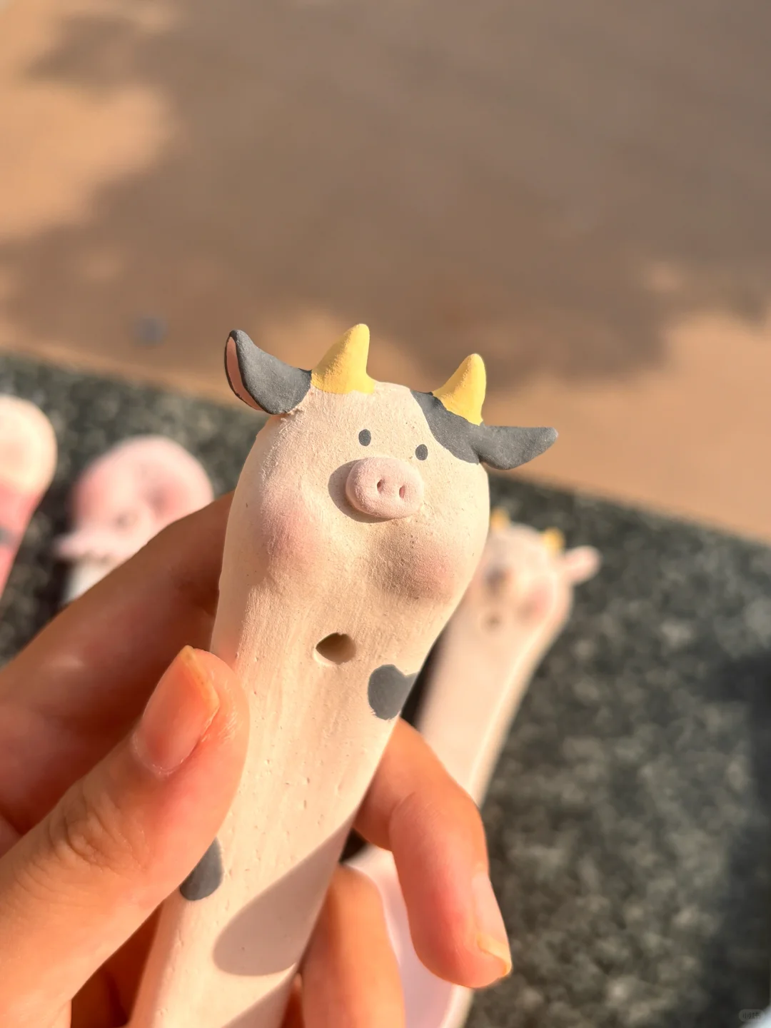 做陶艺以来的第一批勺（未烧）