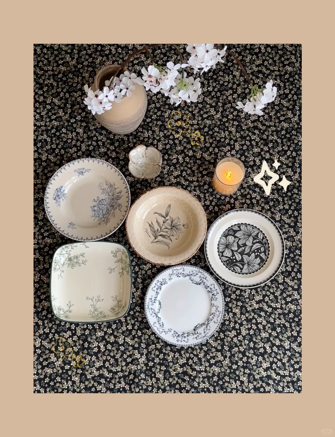 ?✍?写一些复古餐具分享