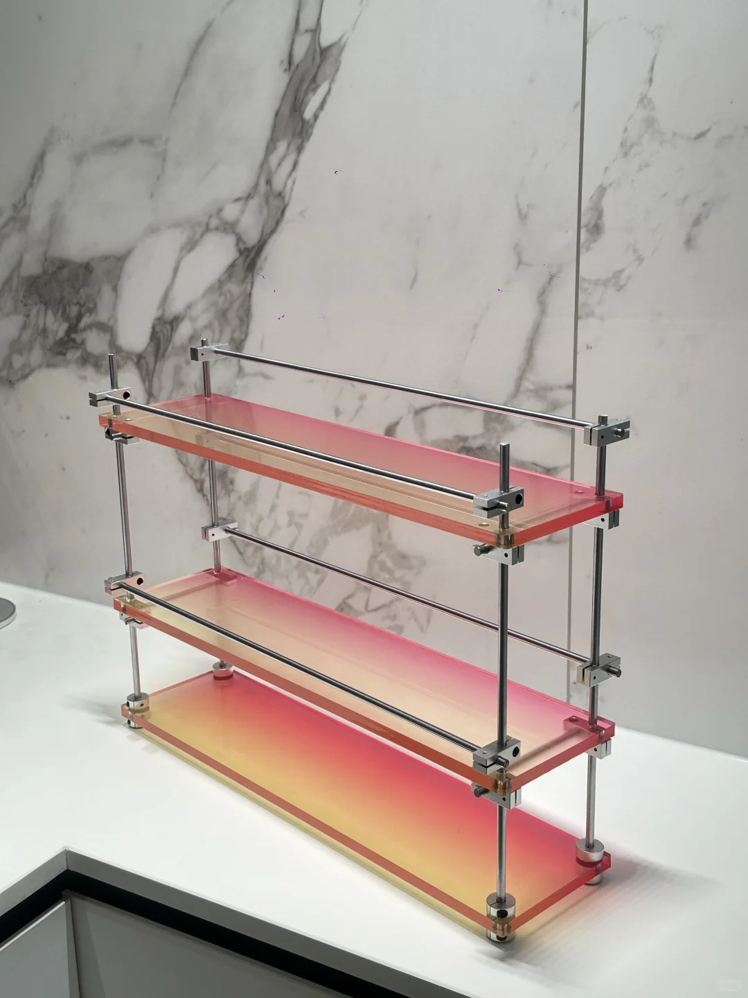 有手就会❗️百元DIY亚克力渐变置物架?