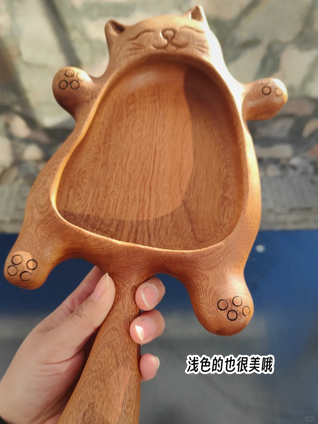 ?被这只木质“小懒猫”拿捏住了