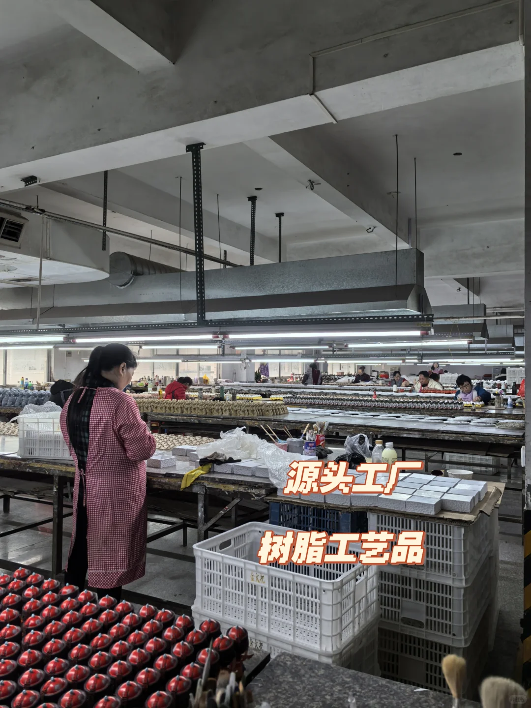 非遗泉州的树脂工艺品工厂