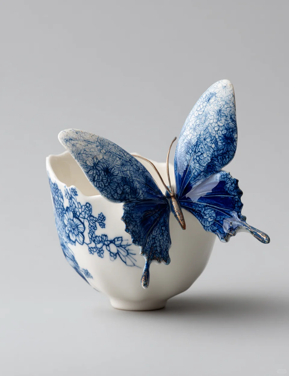 青花蝶影，藏尽东方诗意?
