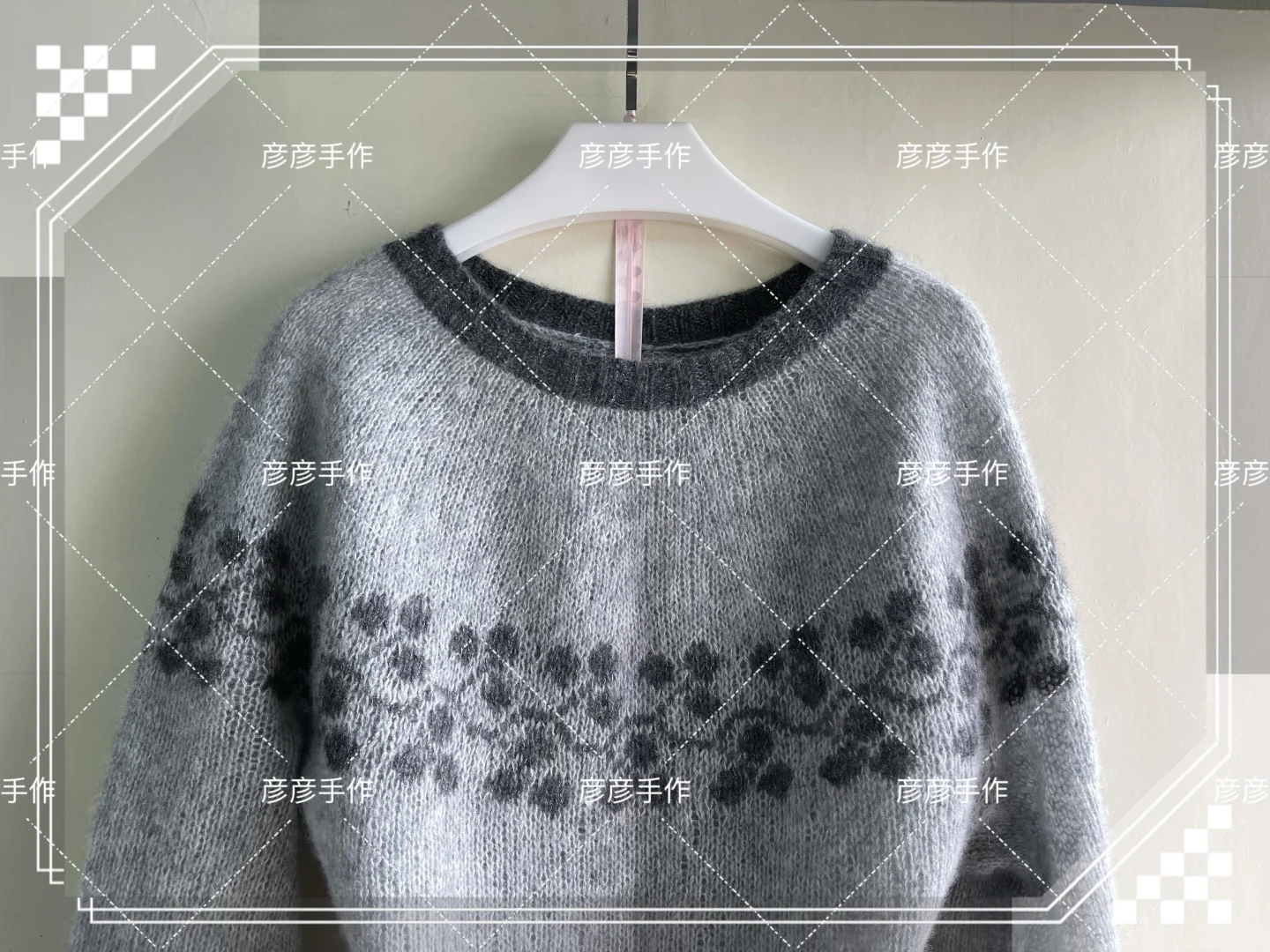 『一剪梅』编织人生云雾线提花衣（附编织说明）