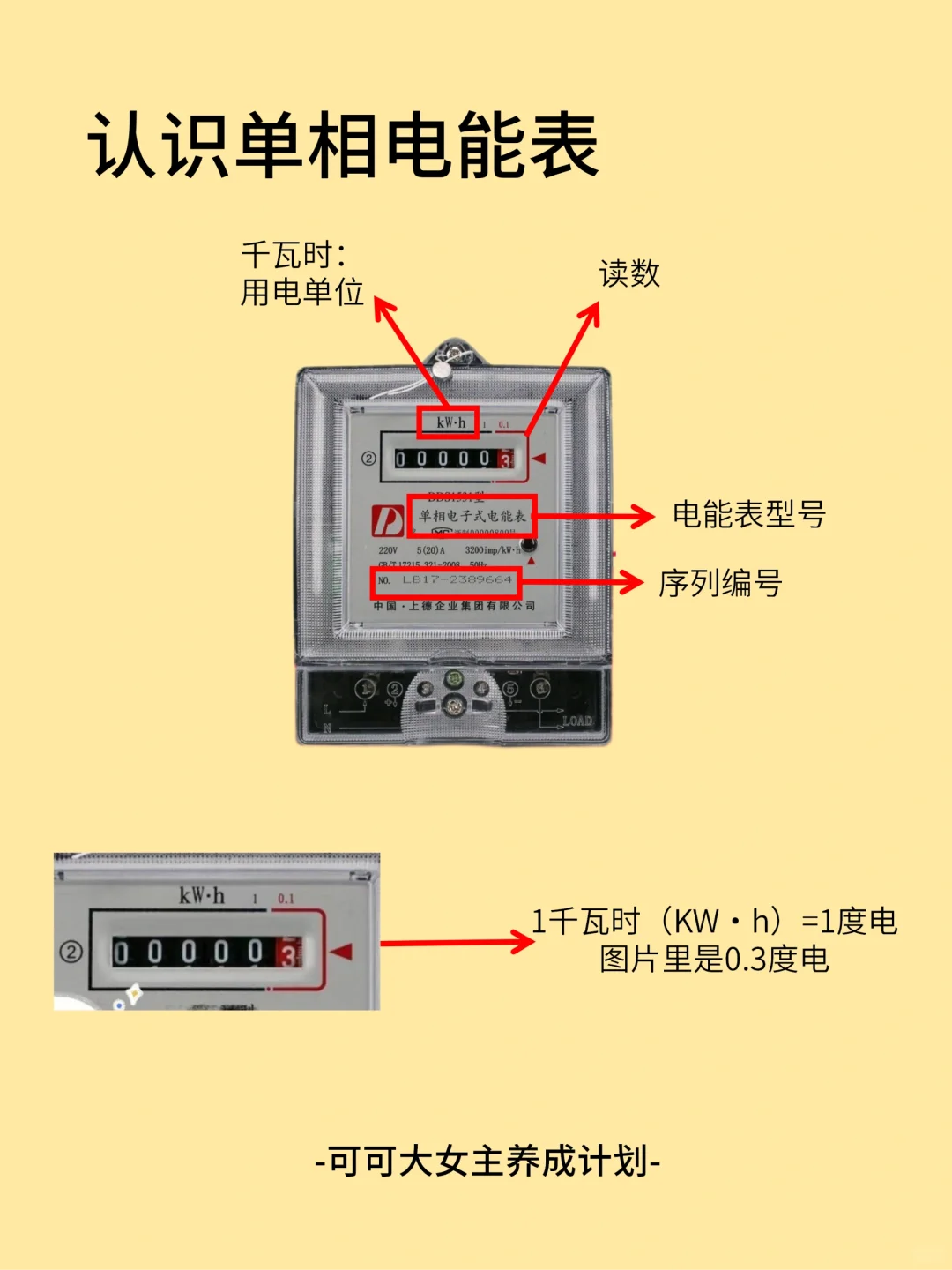 女生独立技能|学会看电表 掌握用电多少