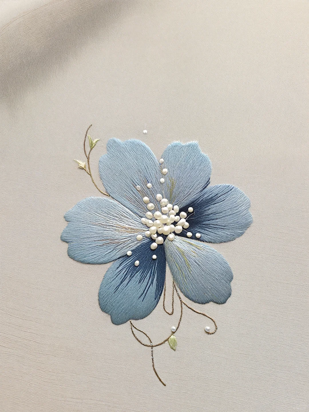 刺绣花卉，美得不像话～～～