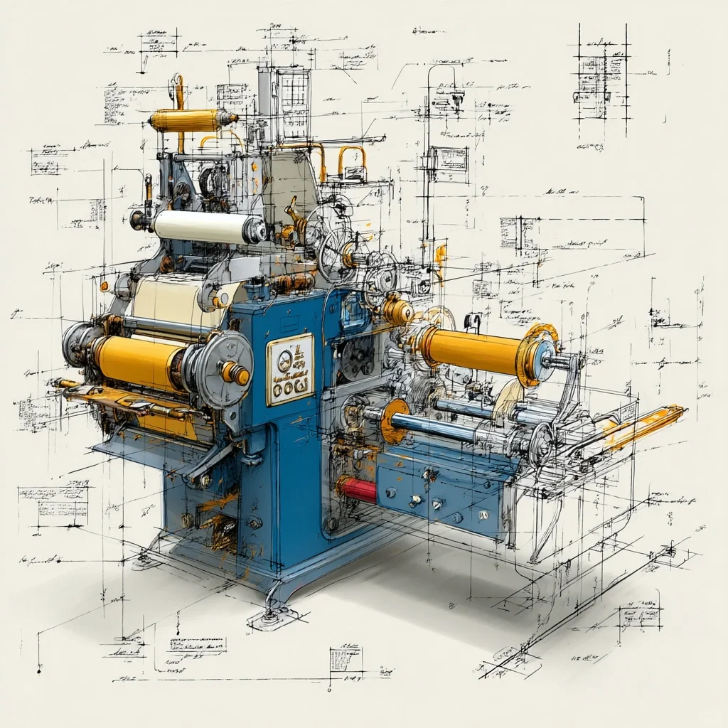 印刷机·创意设计稿［咒语］