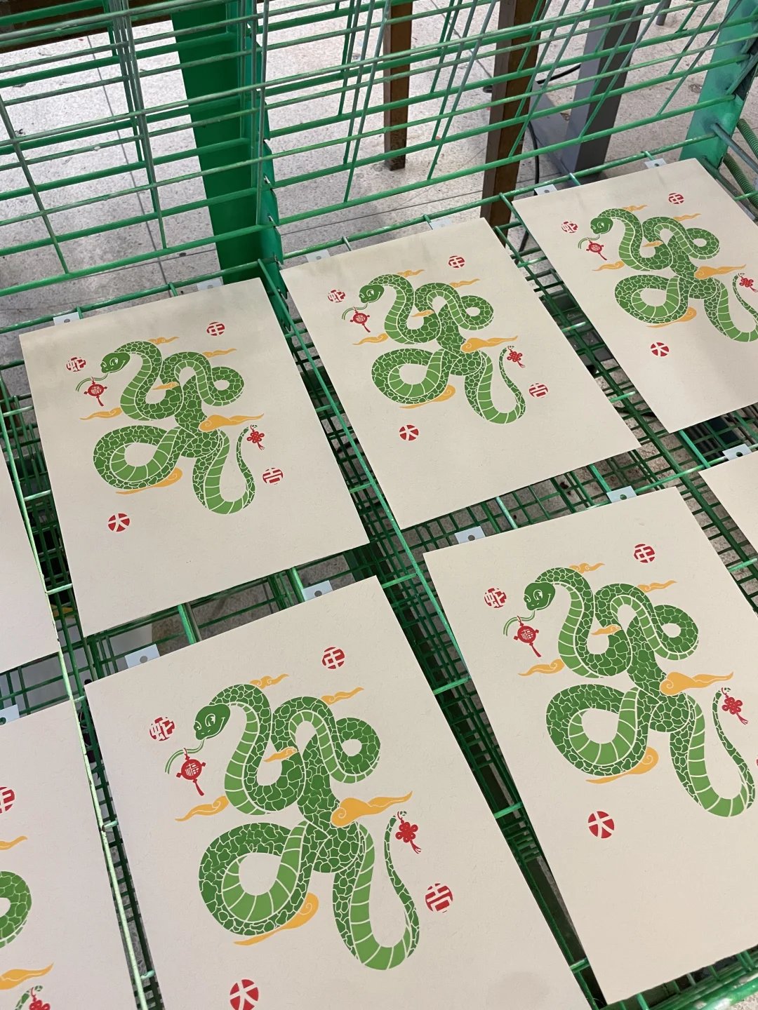 蛇年丝网印刷?