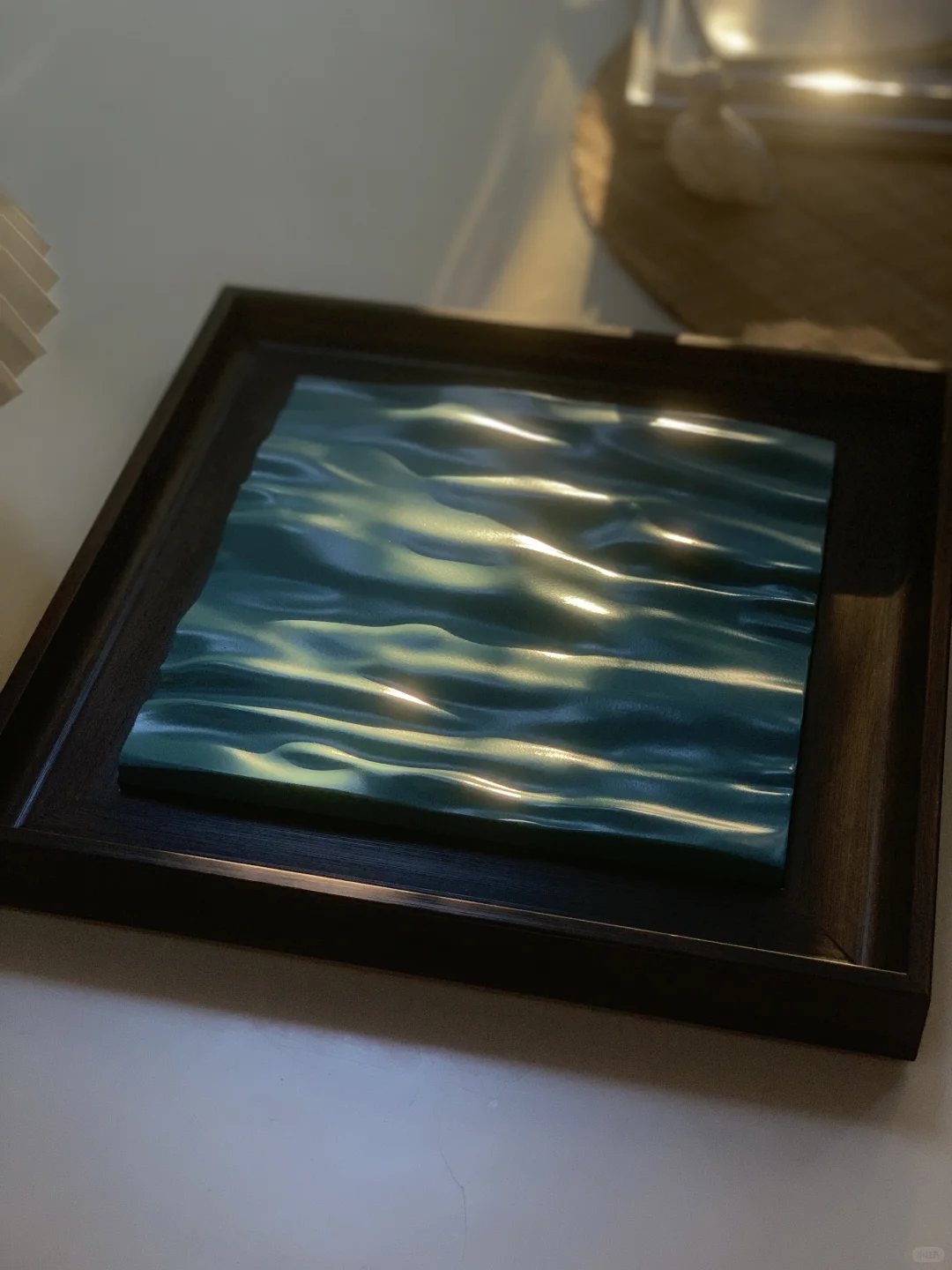 我get到了湖水的形状