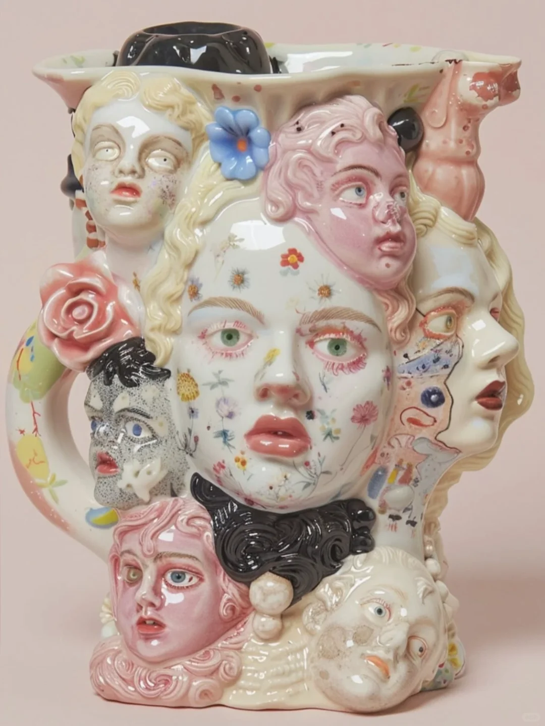 怪诞美学|这陶瓷脸也太精致了吧！！