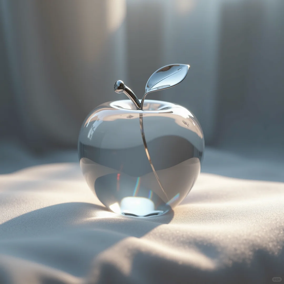 谁能拒绝一个好看的玻璃苹果？