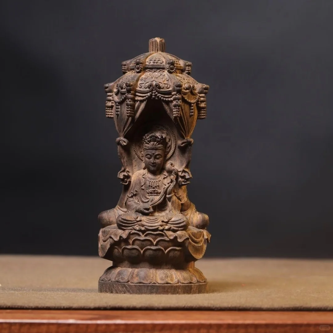 这方12厘米的“掌心佛国”!沉香木雕·西方