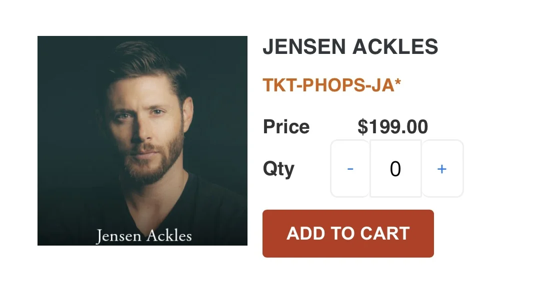 SPN见面会美国CreationCon票类型简介