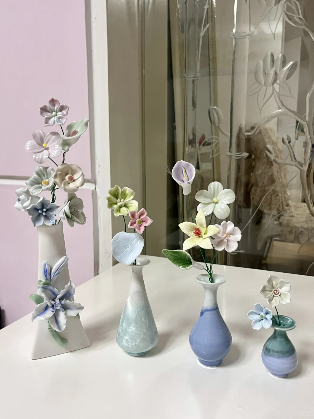 想看看大家搭配的?景德镇陶瓷花?