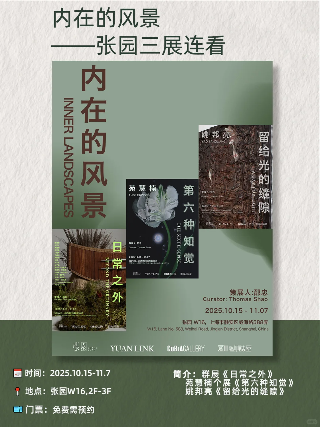 上海11月看展指南|17场高质量展览与你相遇