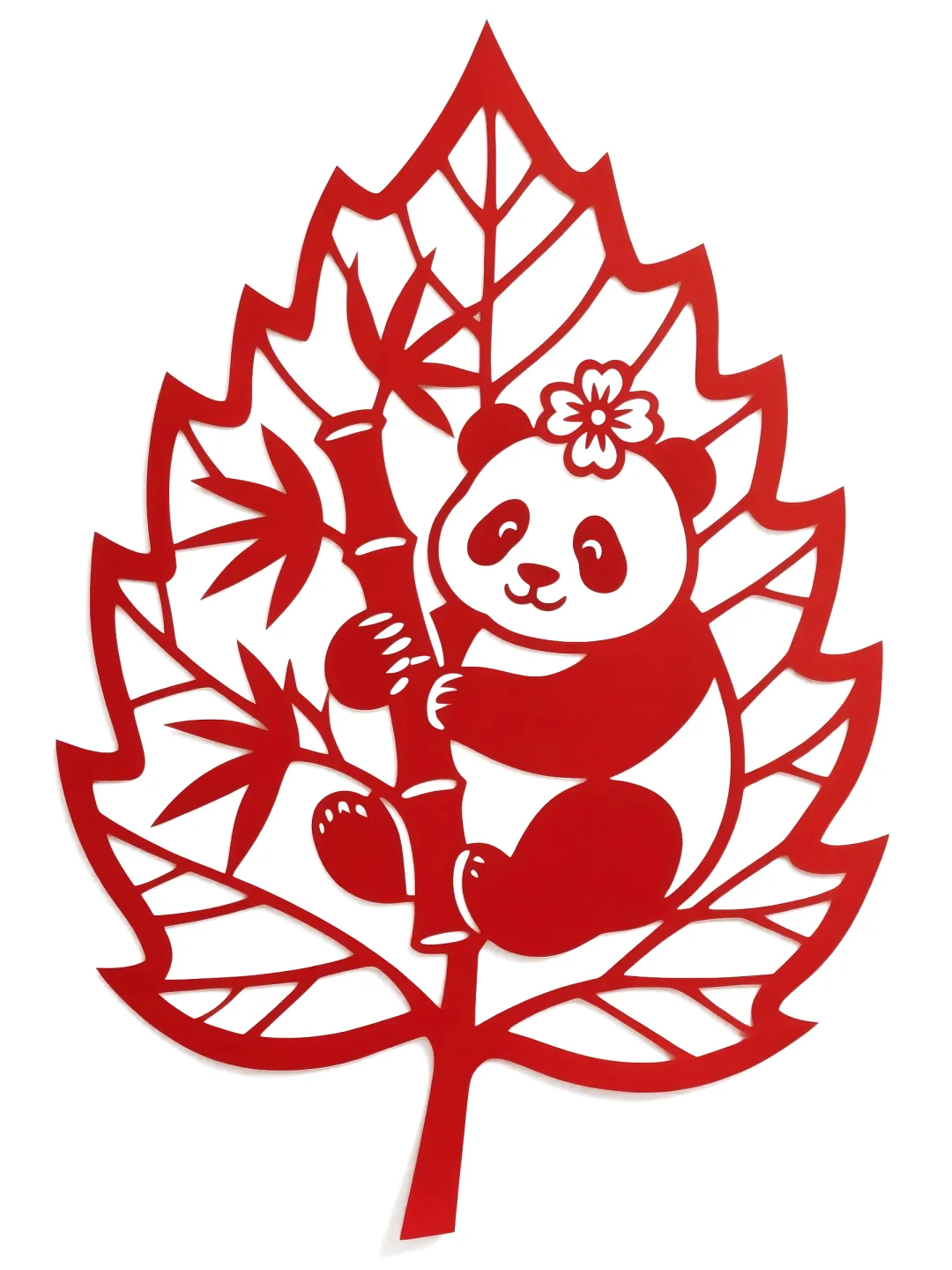 ?花花入驻树叶世界！绝美剪纸来袭