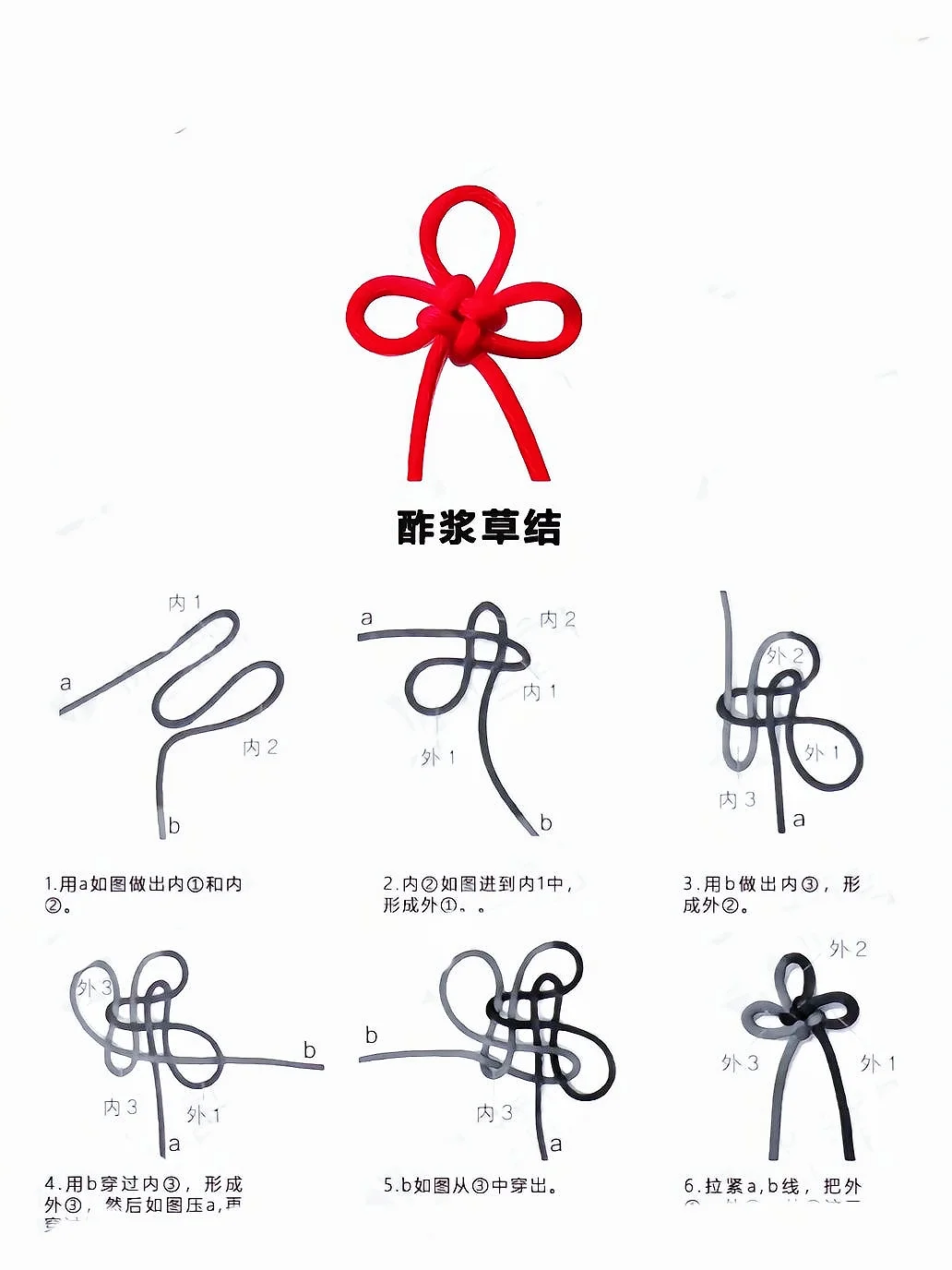 全网 zui全?绳结教程，一学就会！