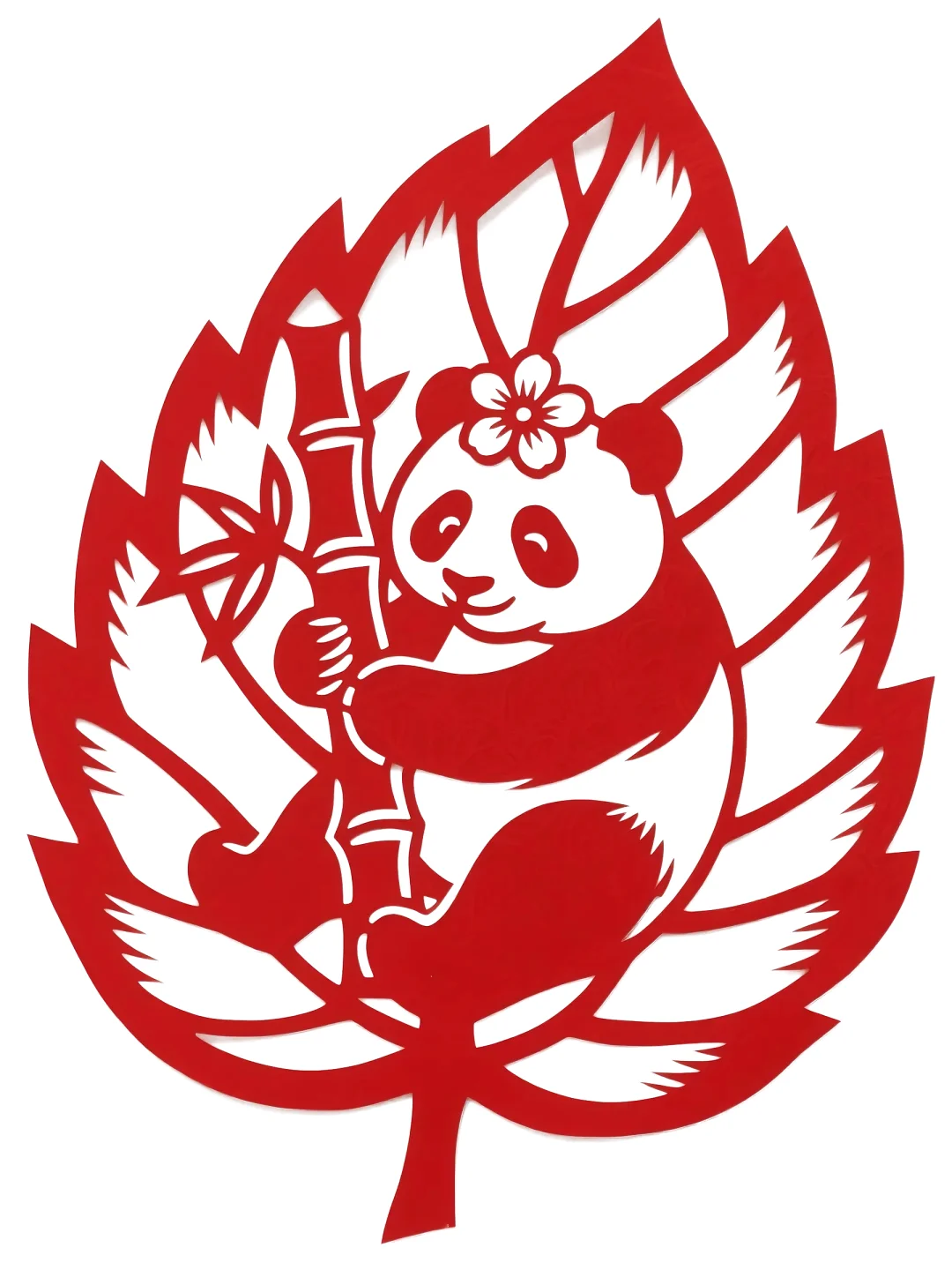 ?花花入驻树叶世界！绝美剪纸来袭