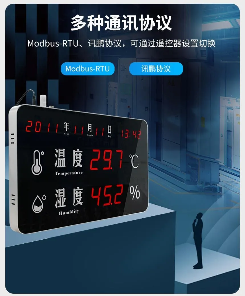 LED温湿度时钟帮助实验室监控温湿度情况