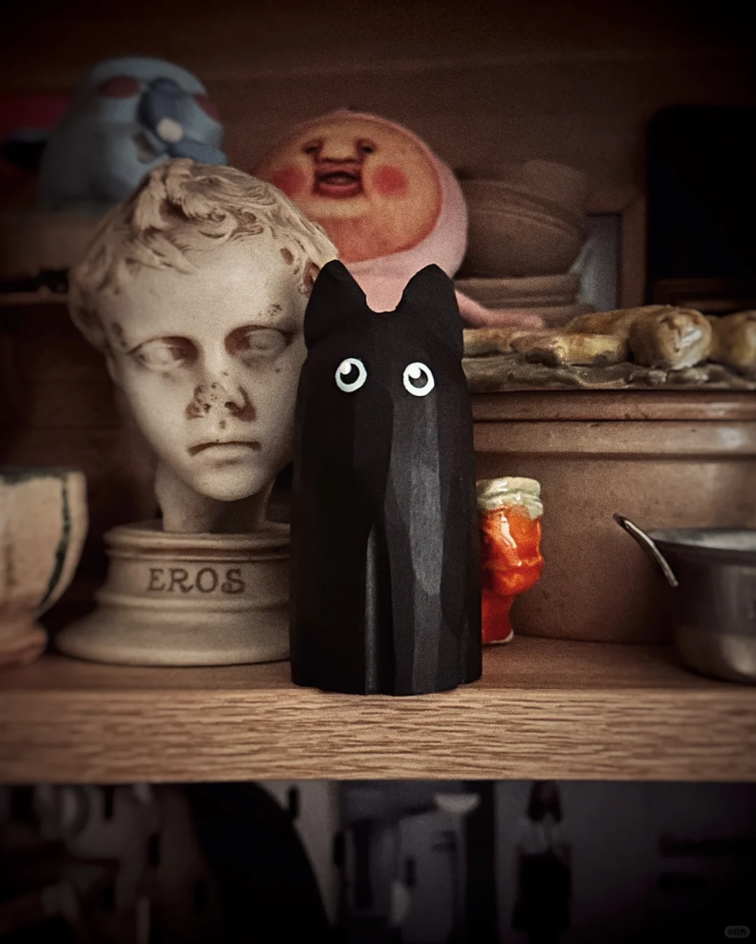 黑漆漆～木雕摆件