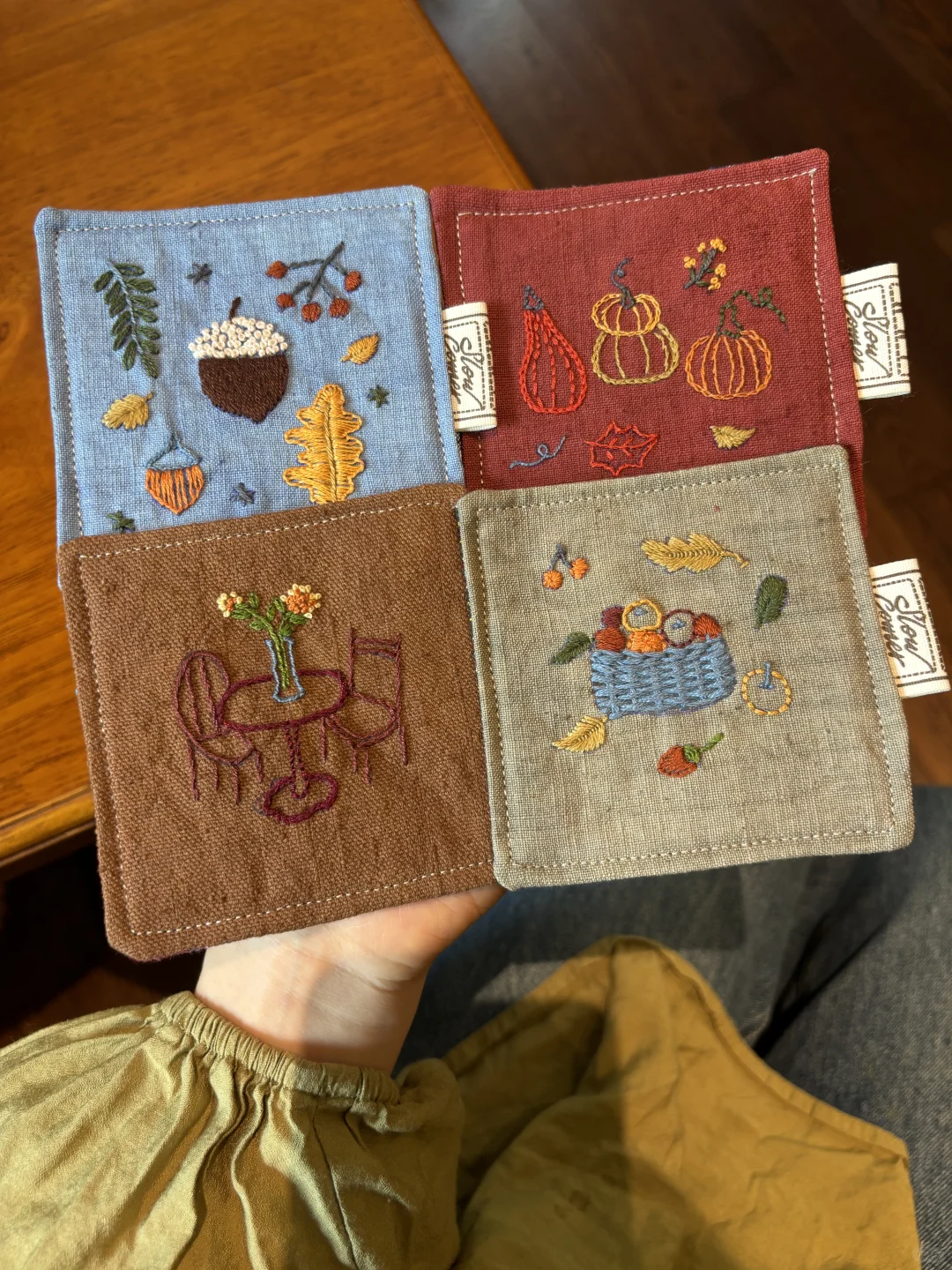 秋日的手工刺绣?教程版