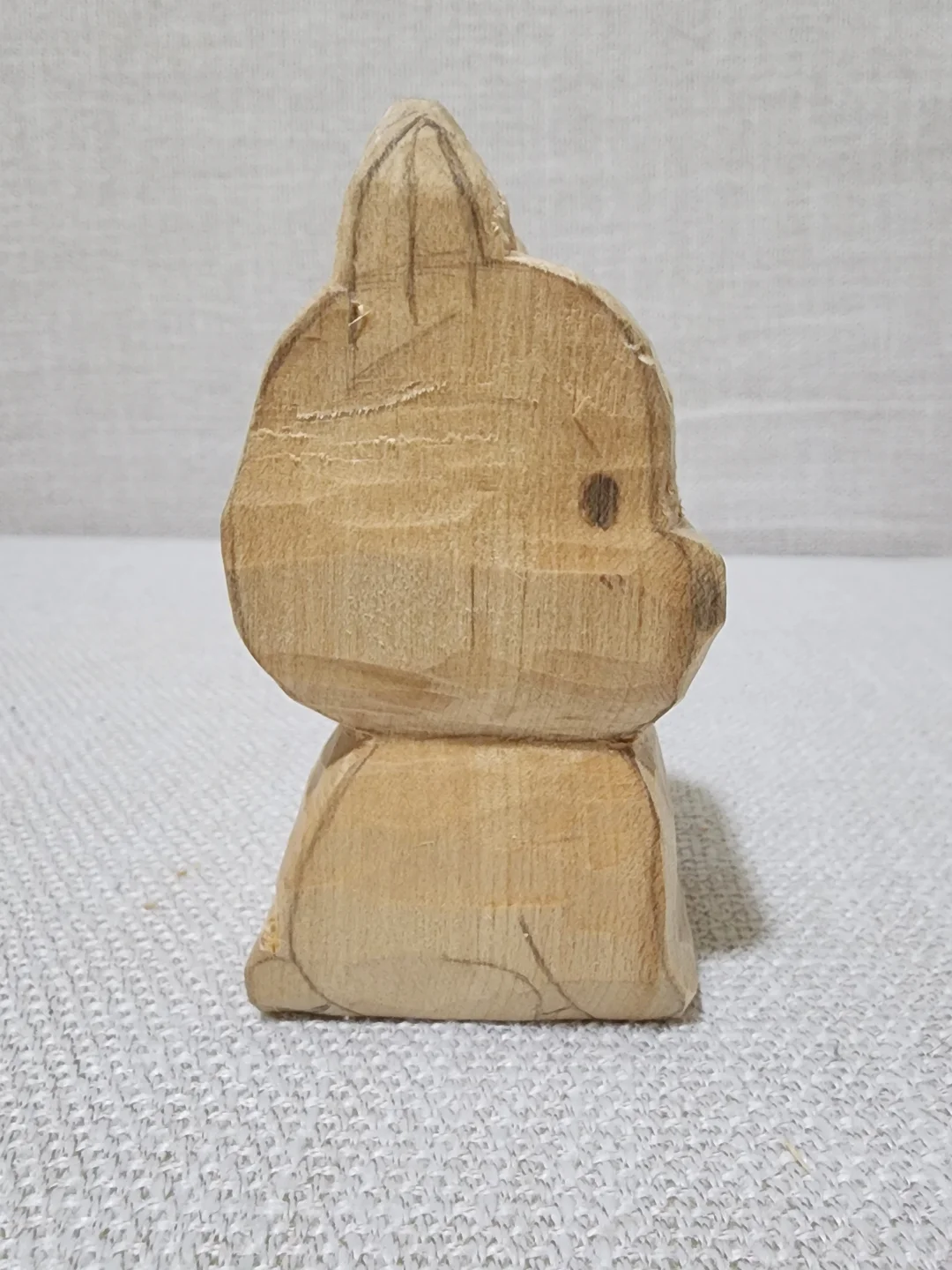 自学木雕27——西高地狗狗