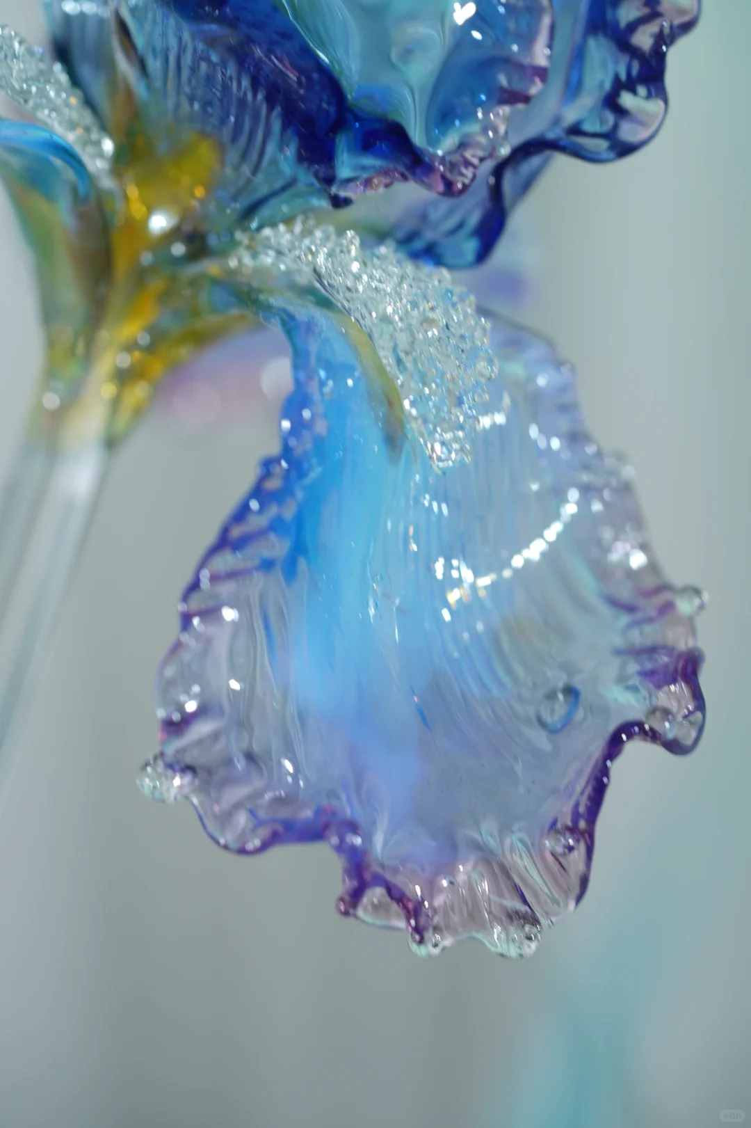 为ARMANI做的蓝鸢 ｜玻璃艺术