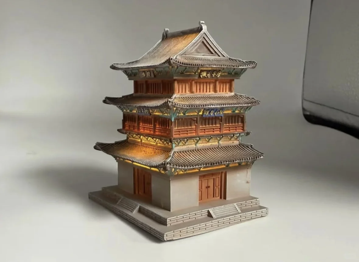 古楼造型的树脂冰箱贴，藏着千年美～