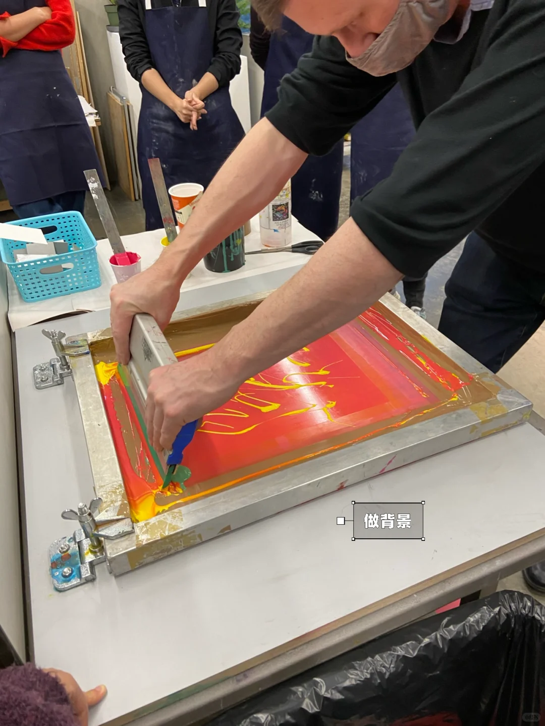 UAL 日常|丝网印刷workshop