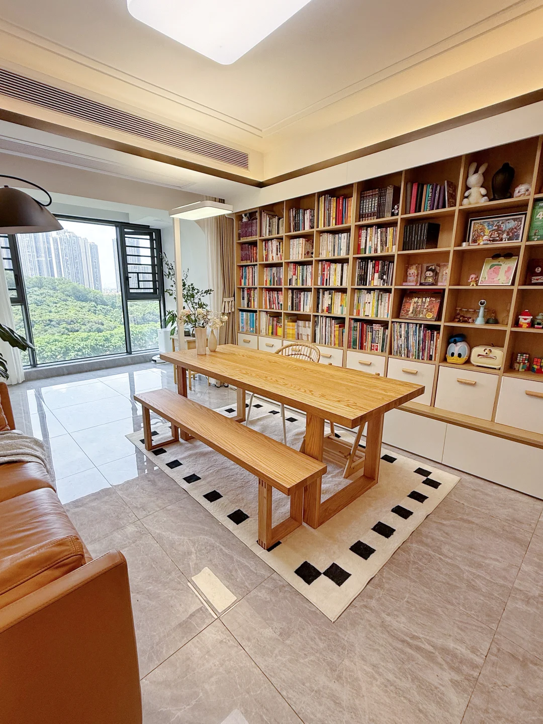 太喜欢这种去客厅化设计了，不豪华但舒适～✨