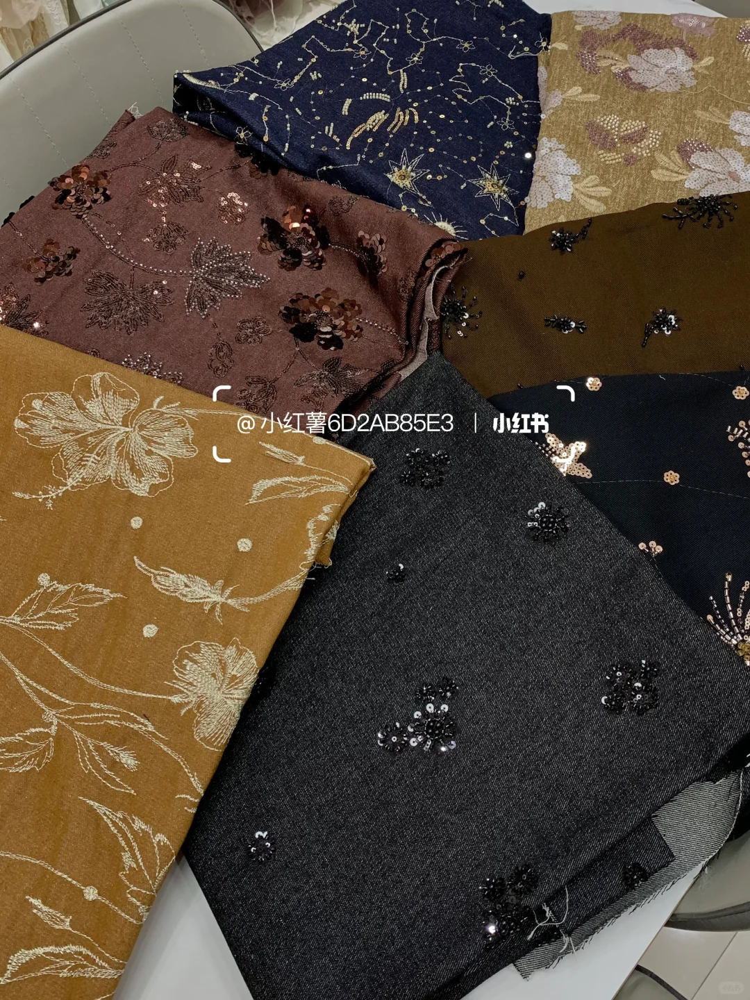 秋冬的面料,太美了吧?