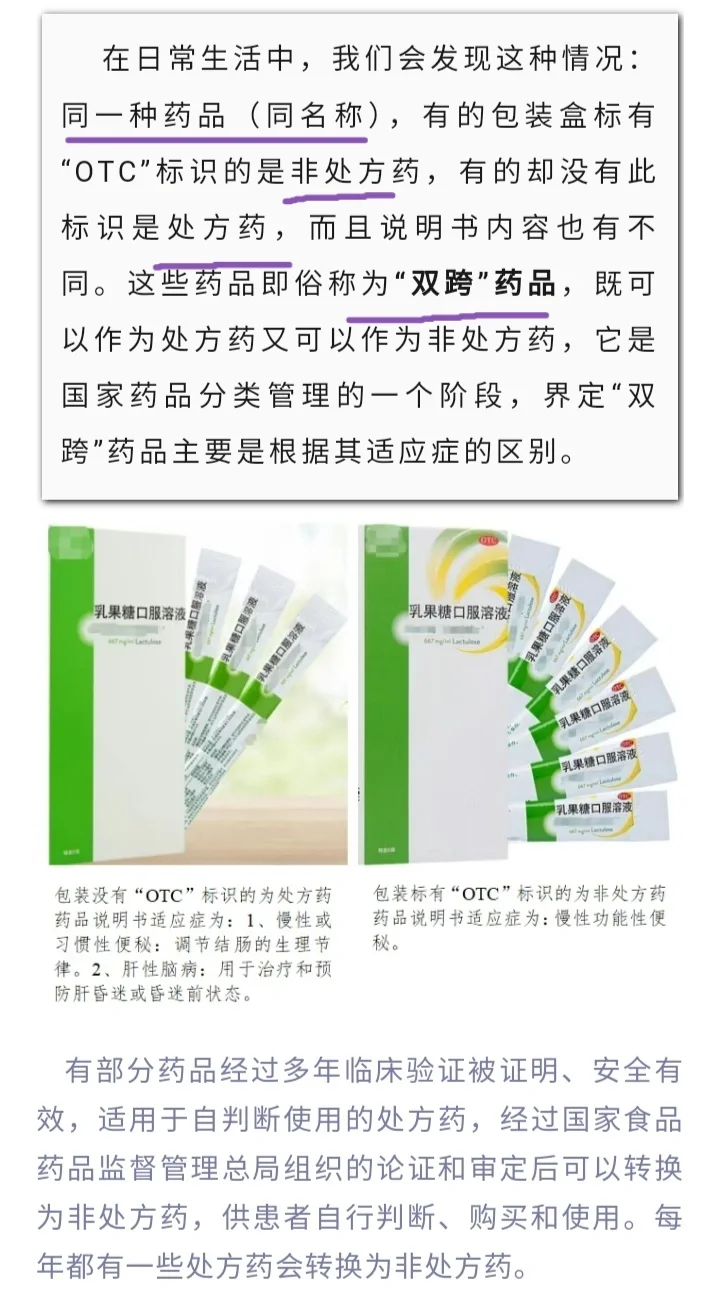 学习了解“双跨”药品