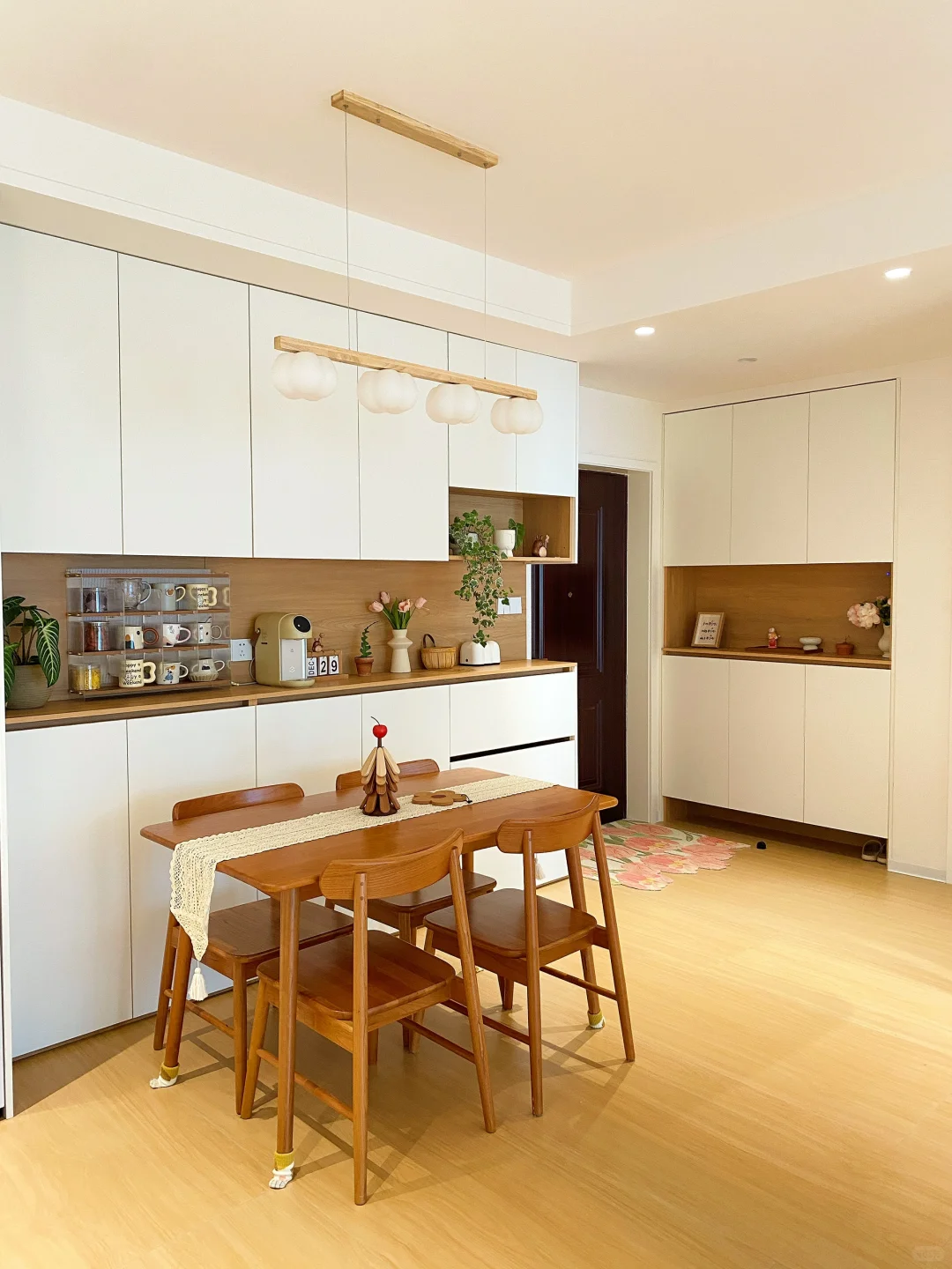 被全网抄作业的原木风餐边柜|附尺寸?