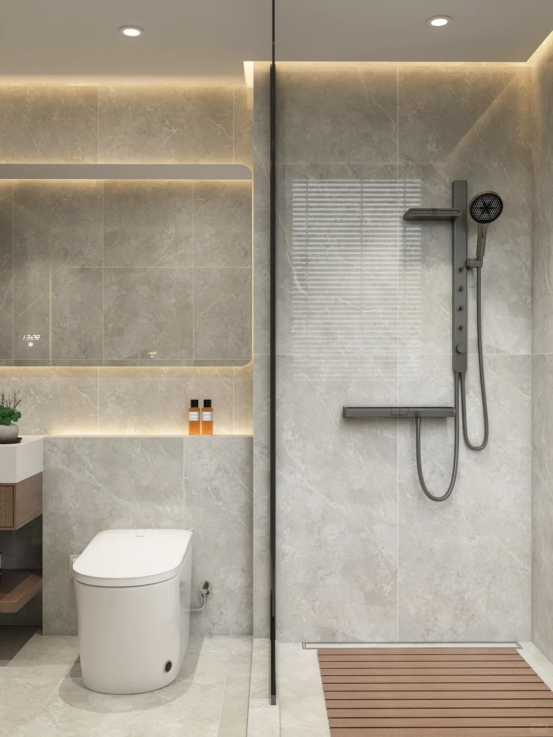 太喜欢啦?一整个爱住的卫生间～