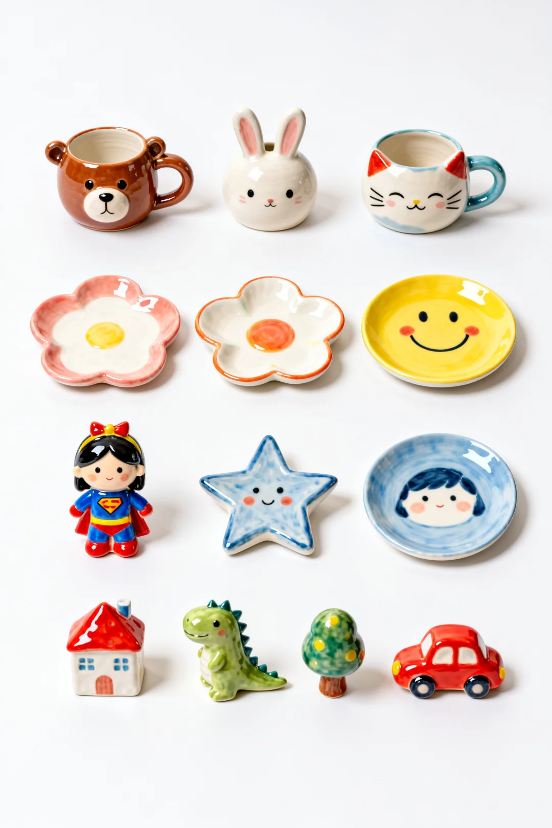 下次去陶艺店别傻乎乎只做个大白碗了