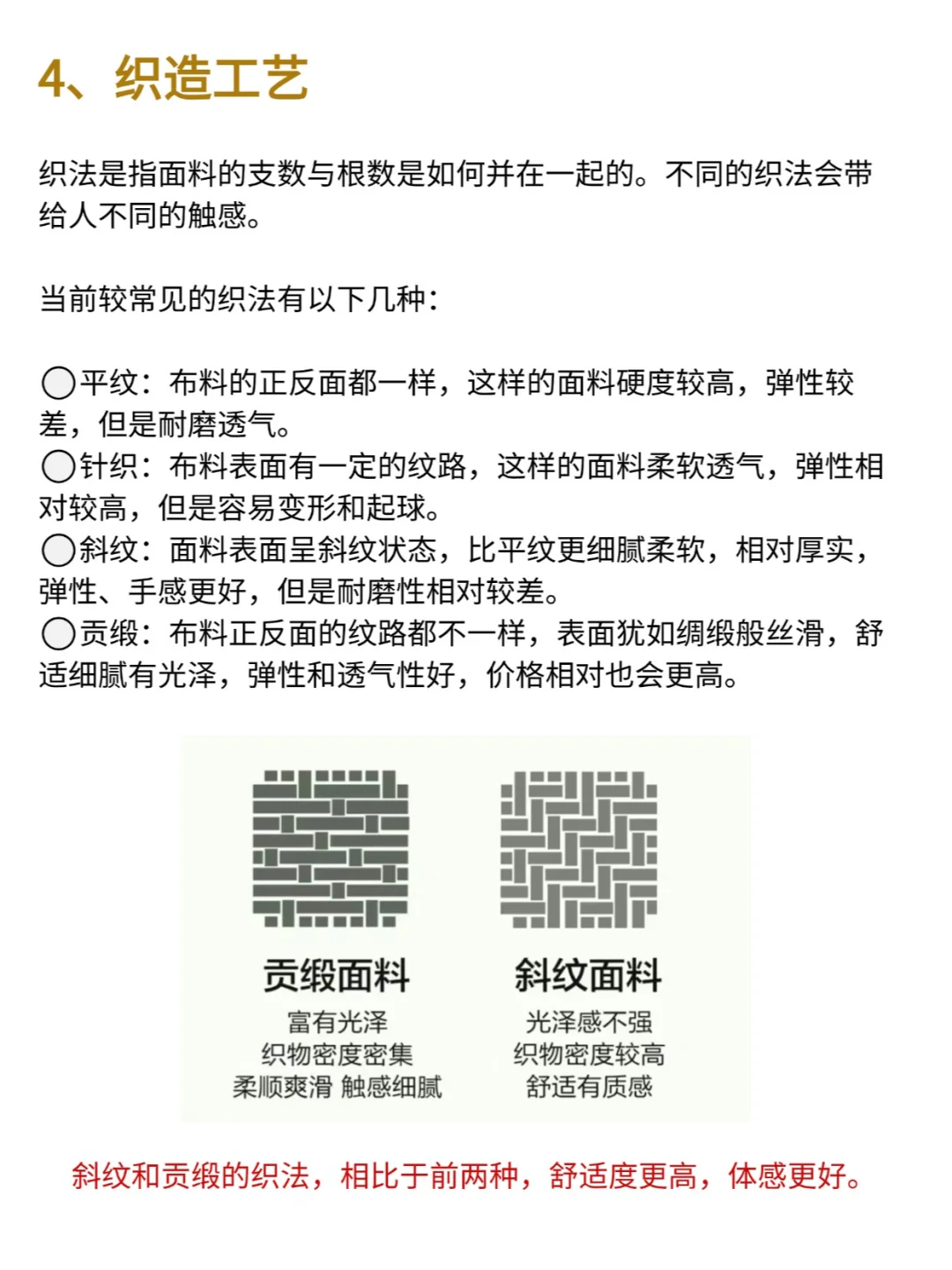 超级干货 | 四件套知识一分钟学会！